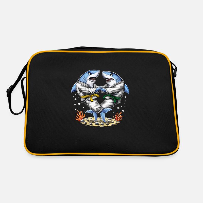 Shark Jiu-Jitsu Wrestlers Retro Bag