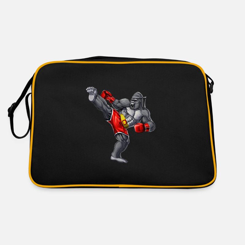 Gorilla Muay Thai Fighter Retro Bag