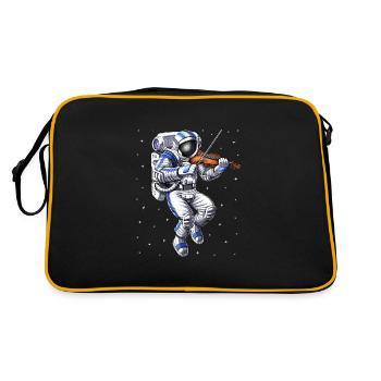 Joueur de violon astronaute - Sac Retro - noir/or - Dos