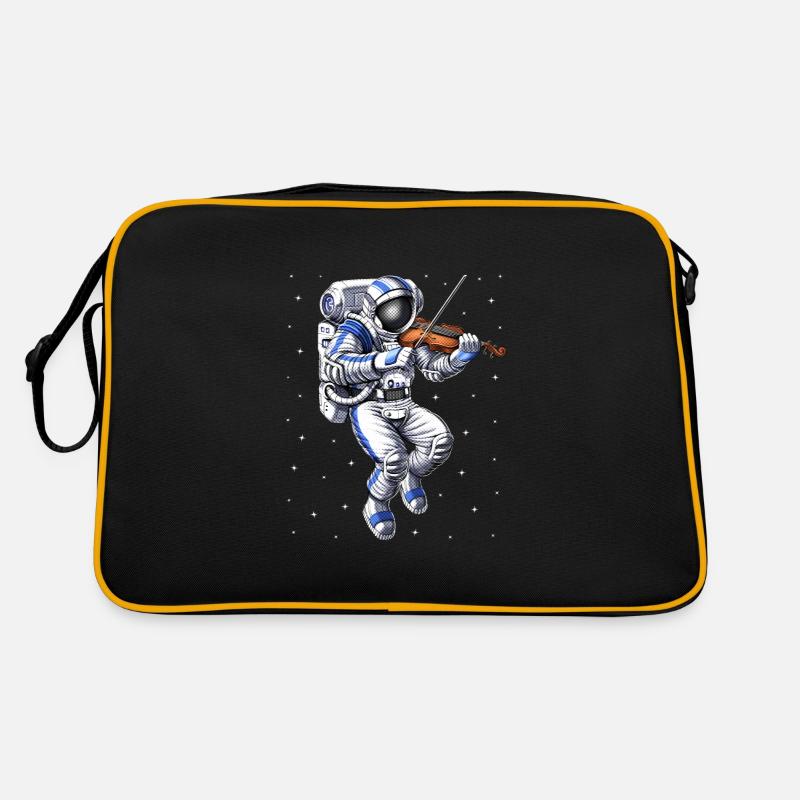Joueur de violon astronaute Sac Retro