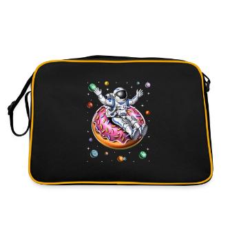 Beignet d’astronaute de l’espace - Sac Retro - noir/or - Dos
