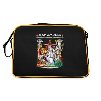 Mythologie grecque Dieux - Sac Retro - noir/or - Dos