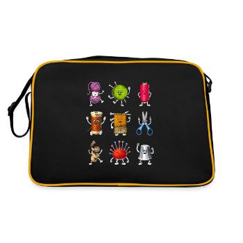 Kit de crochet - Sac Retro - noir/or - Dos