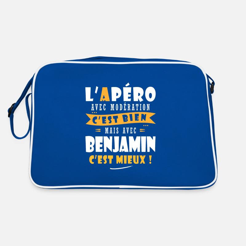 Benjamin cadeau Humour cadeau benjamin Sac Retro