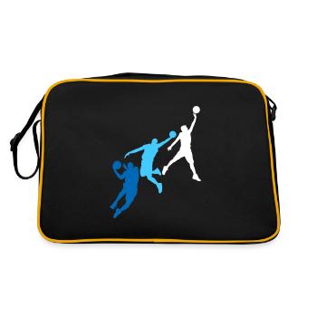 Basketball basketball basketball player - Retro Bag - black/gold - Back