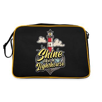 Briller comme un phare Phare - Sac Retro - noir/or - Dos
