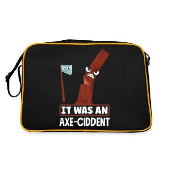 Hache Hache Lancer Hache Hache Lancer Hache Lancer Lancer - Sac Retro - noir/or - Dos