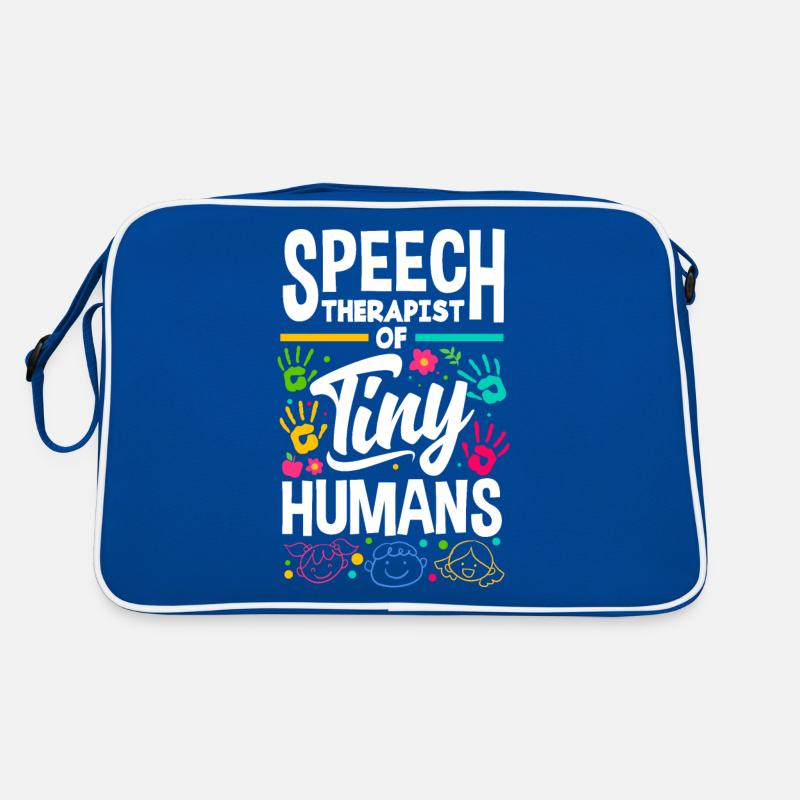 Speech Language Pathologist Pediatric Speech Retro Tasche