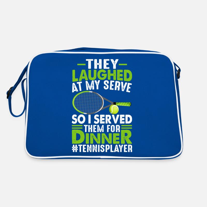 Served for dinner tennis player trainer Retro Bag