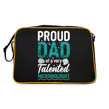 Marine Science Design for an Ocean Student - Retro Bag - black/gold - Back
