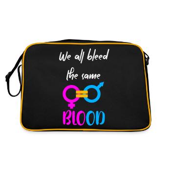 Equality - Retro Bag - black/gold - Back