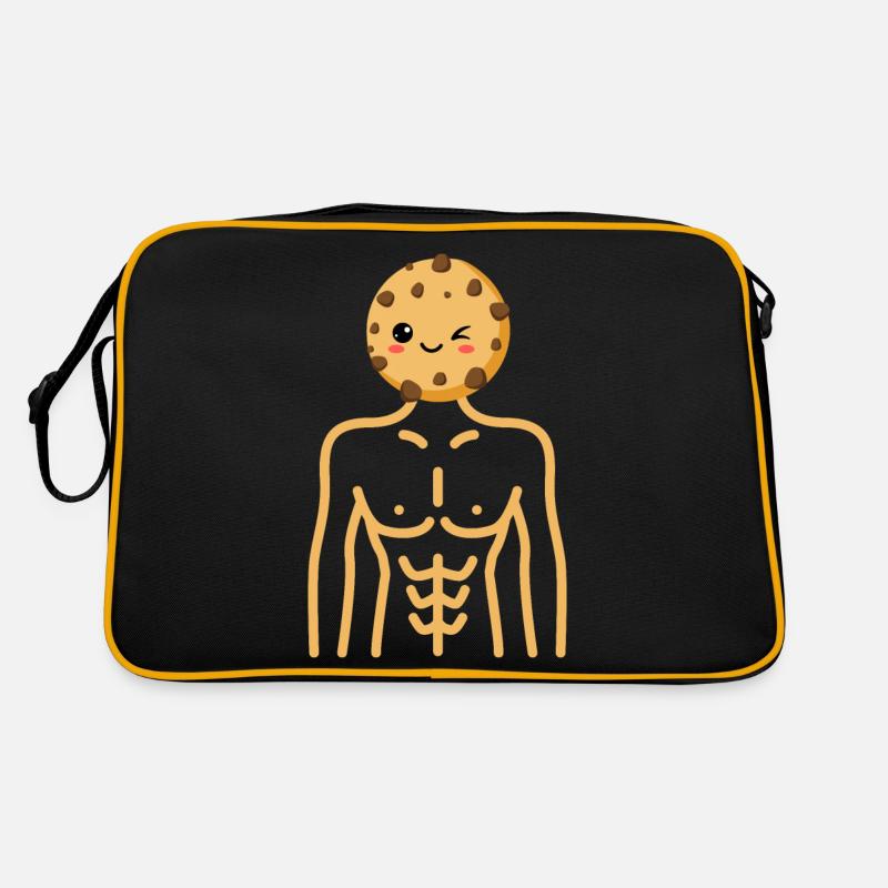 Half man half biscuit - Retro Bag - black/gold