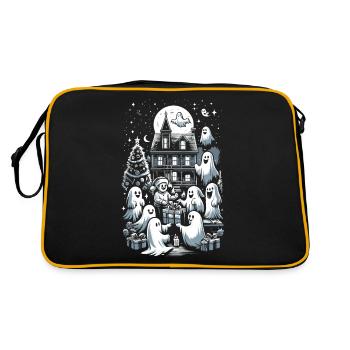 Échange de cadeaux fantomatiques Noël fantomatique - Sac Retro - noir/or - Dos