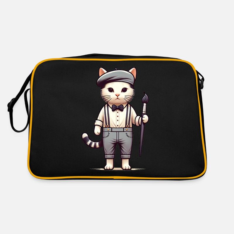 Artiste de chat mignon Sac Retro