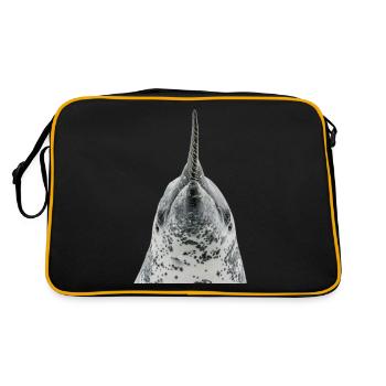 Narwhal - Retro Bag - black/gold - Back