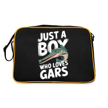 Gar - Retro Tasche - Schwarz/Gold - Hinten