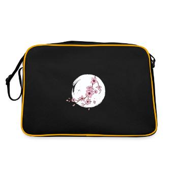 Lune de fleur de cerisier - Sac Retro - noir/or - Dos