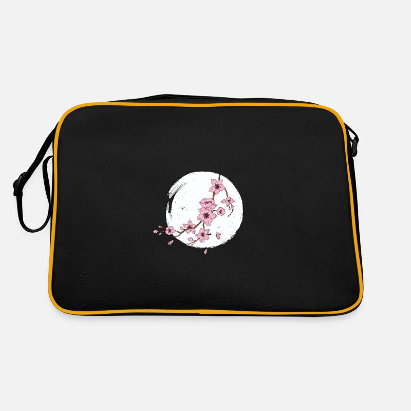 Lune de fleur de cerisier Sac Retro