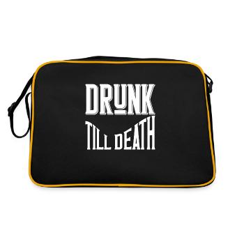 Ivre jusqu’à la mort - Sac Retro - noir/or - Dos