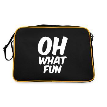 Oh what fun - Retro Bag - black/gold - Back