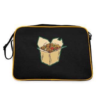 Nouilles d’Asie - Sac Retro - noir/or - Dos