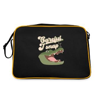 Alligator - Carful I Snap - Sac Retro - noir/or - Dos