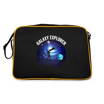 Galaxy Explorer: Astrophotography Passion - Retro Bag - black/gold - Back