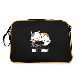Amant de chat Nope Not Today - Sac Retro - noir/or - Dos