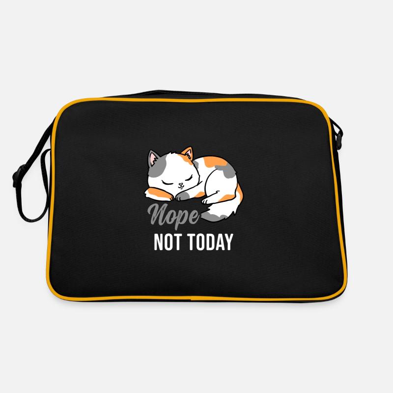 Amant de chat Nope Not Today Sac Retro