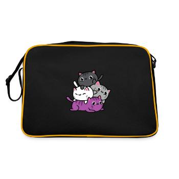 Chats Ace Pride - Sac Retro - noir/or - Dos