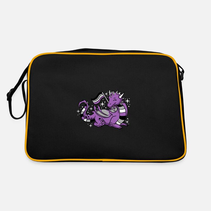 Ace Pride Drachen Retro Tasche