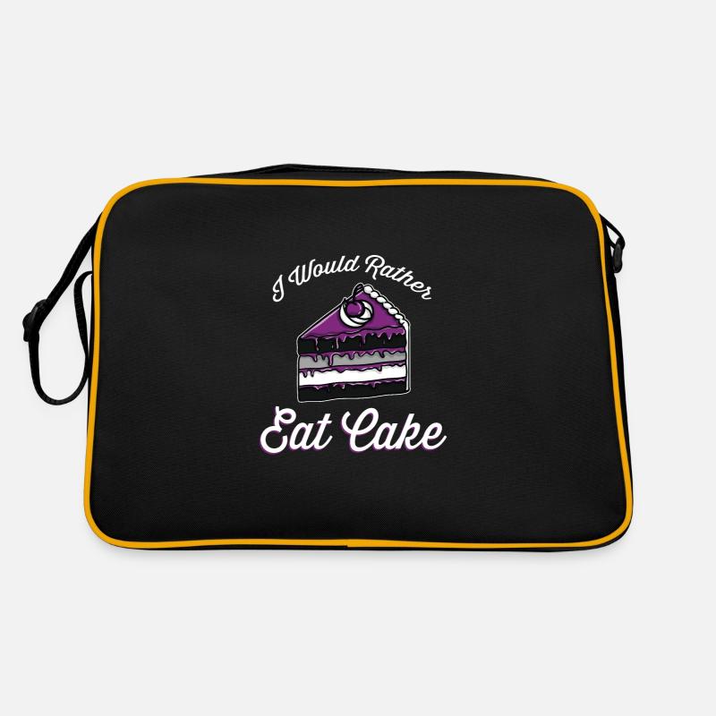 I Would Rather Eat Cake Ace Pride Retro Bag