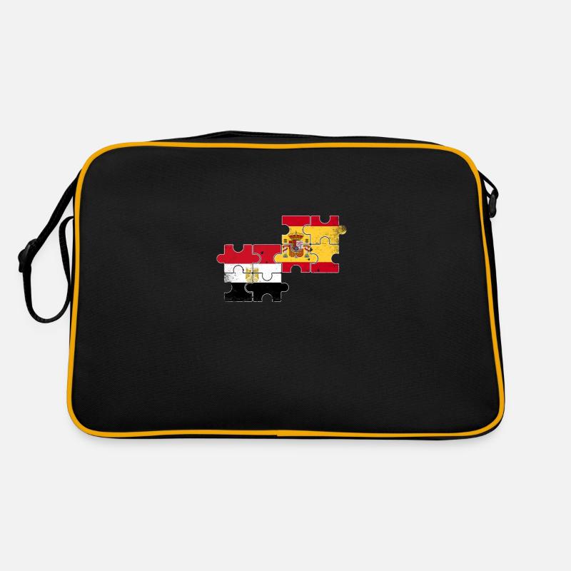 Ägypten Spanien Flagge Spanisch Ägypter Retro Tasche