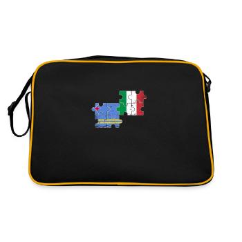 Aruba Italie Vintage Flag Aruban - Sac Retro - noir/or - Dos