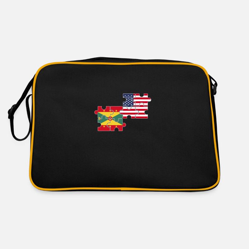 Grenade États-Unis Drapeau Américain Grenadien Sac Retro