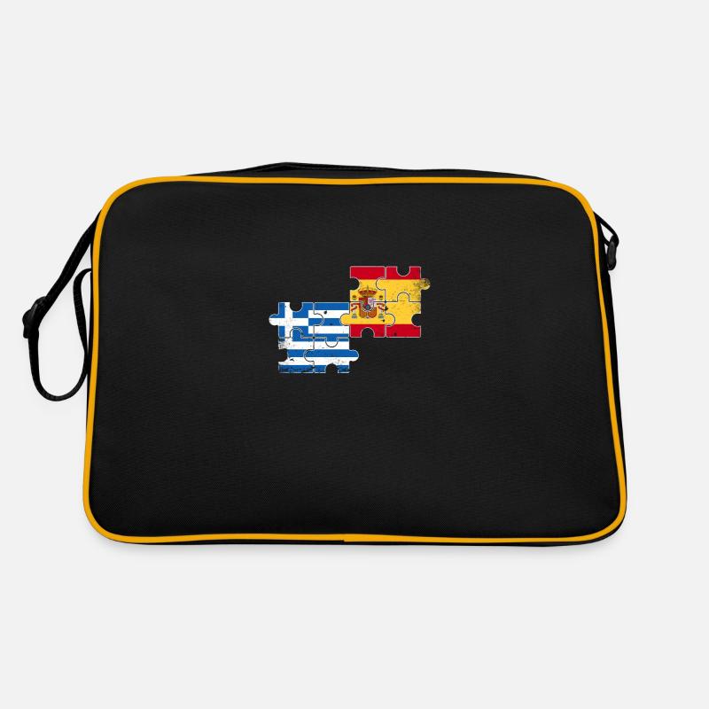 Grèce Espagne Vintage Flag Grec Sac Retro