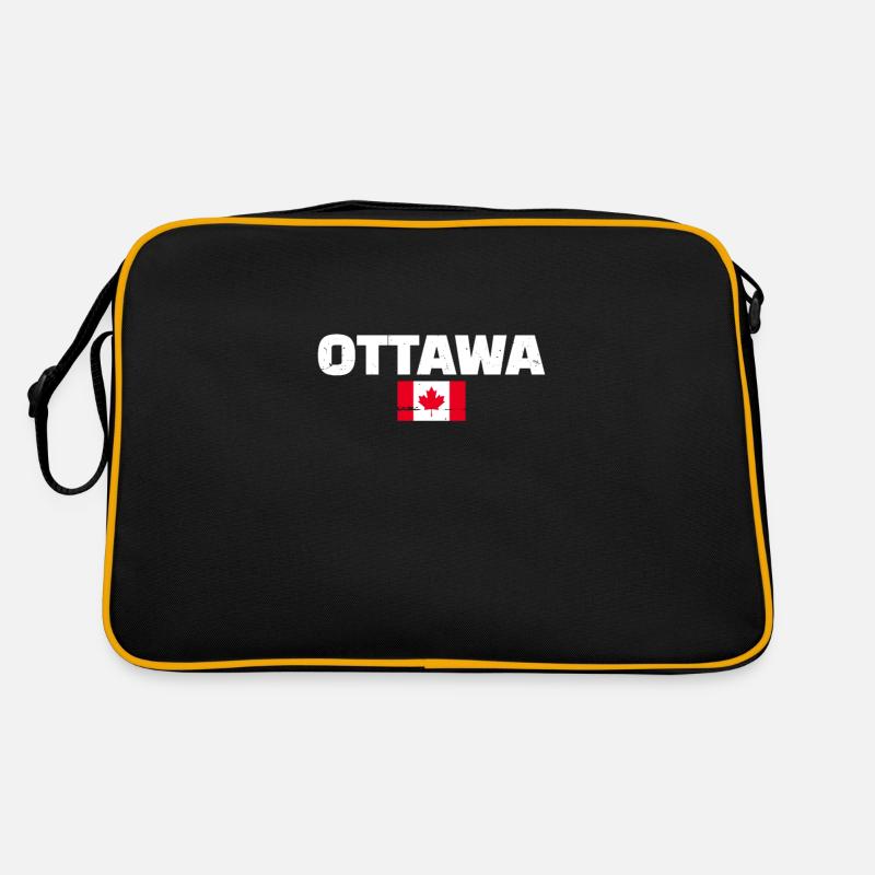 Ottawa Vintage Canada Drapeau canadien Sac Retro