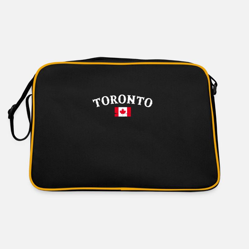 Toronto Vintage Canada Drapeau canadien Canadien Sac Retro