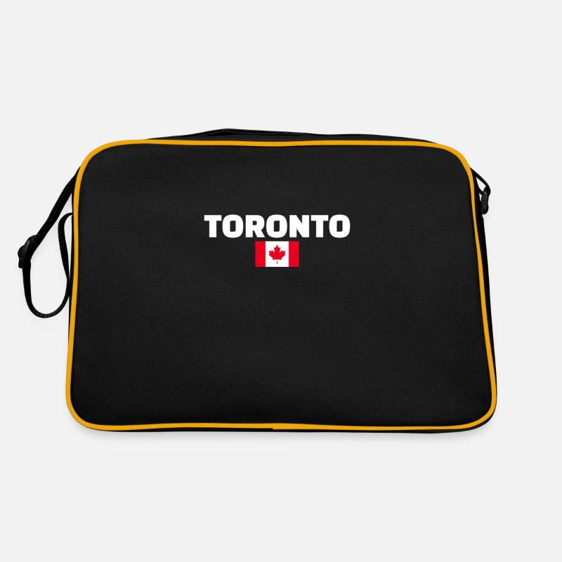 Toronto, Canada, Drapeau canadien, Canadien Sac Retro