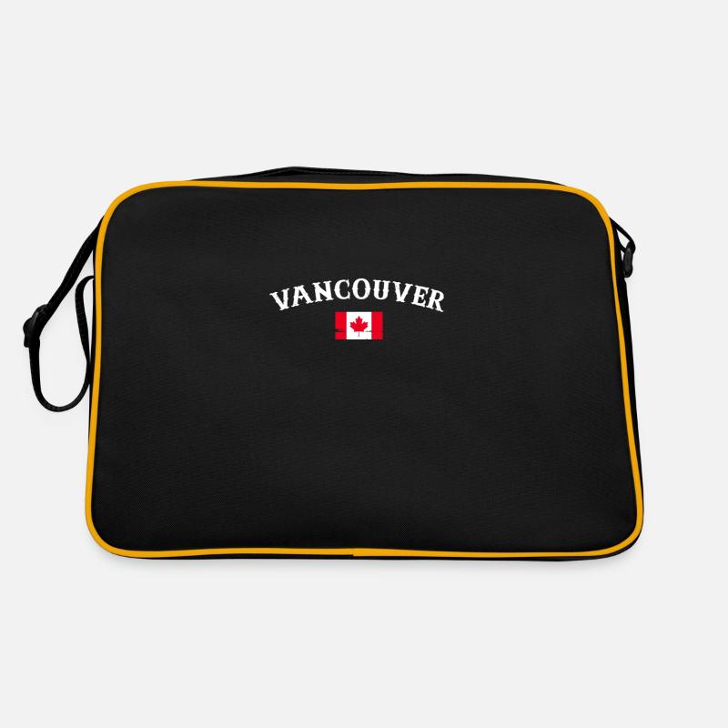 Vancouver Vintage Canada Drapeau canadien Canadien Sac Retro