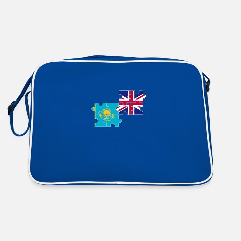 Kazakhstan Drapeau du Royaume-Uni Kazakh britannique Sac Retro