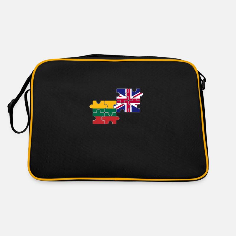 Lituanie Drapeau du Royaume-Uni Lituanien britannique Sac Retro