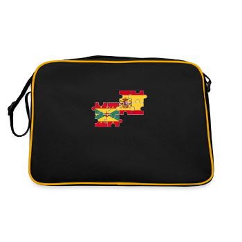 Grenade Espagne Flag Grenade espagnole - Sac Retro - noir/or - Dos