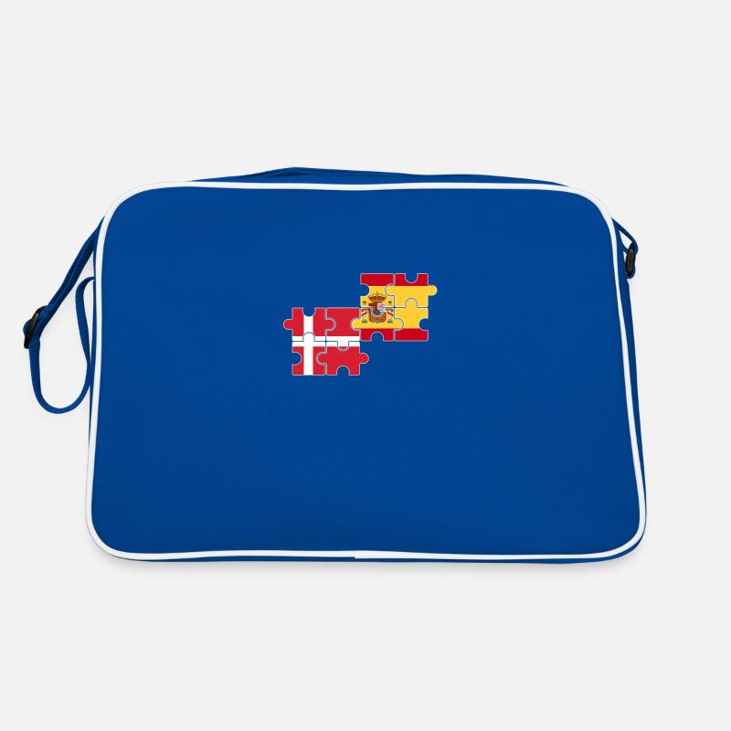 Danemark Espagne Drapeau Espagnol Danois Sac Retro