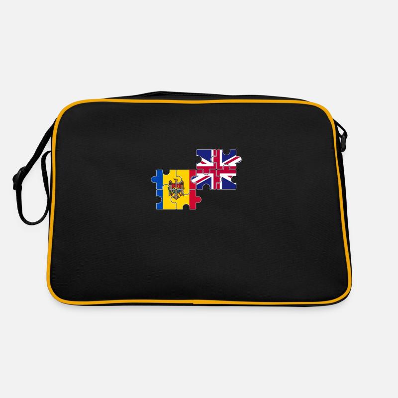 Moldavie Drapeau du Royaume-Uni Moldaves britanniques Sac Retro