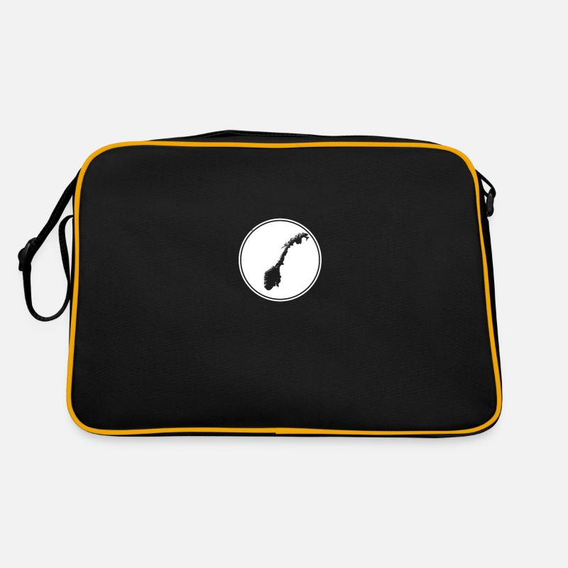 Norway Map Norwegian Norwegians Retro Bag