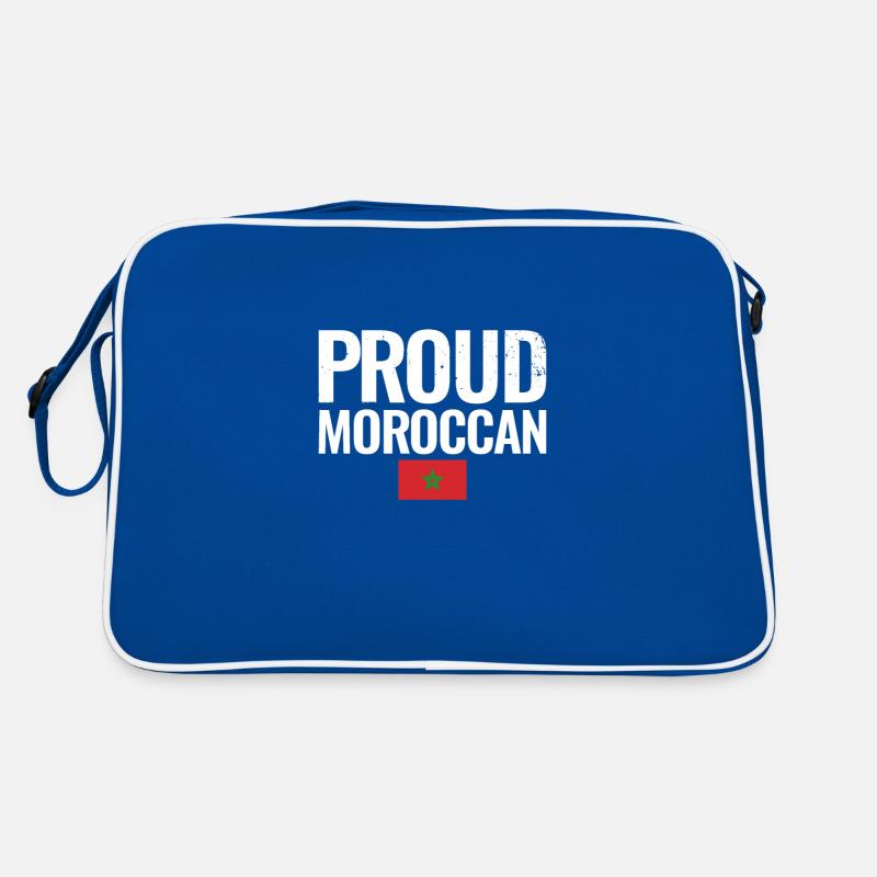 Fier marocain Vintage Maroc drapeau marocain Sac Retro