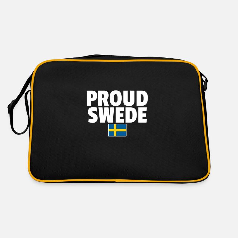 Fier Suédois Suède Drapeau suédois Suède Sac Retro