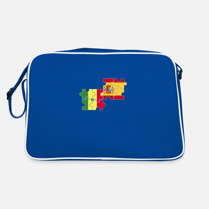 Sénégal Espagne drapeau Espagnols Sénégalais Sac Retro