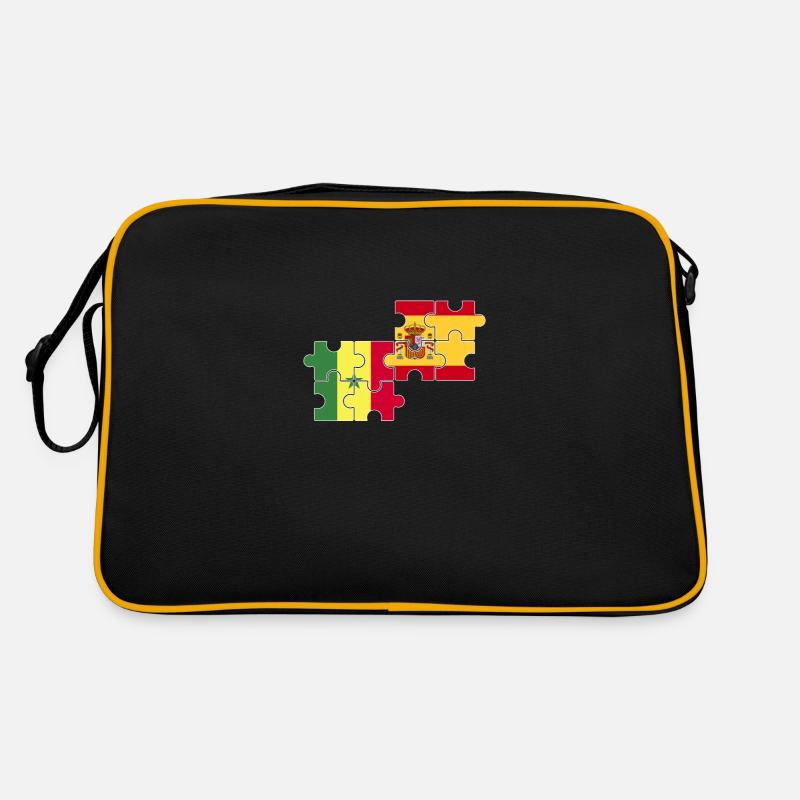 Senegal Spain flag Spaniards Senegalese Retro Bag
